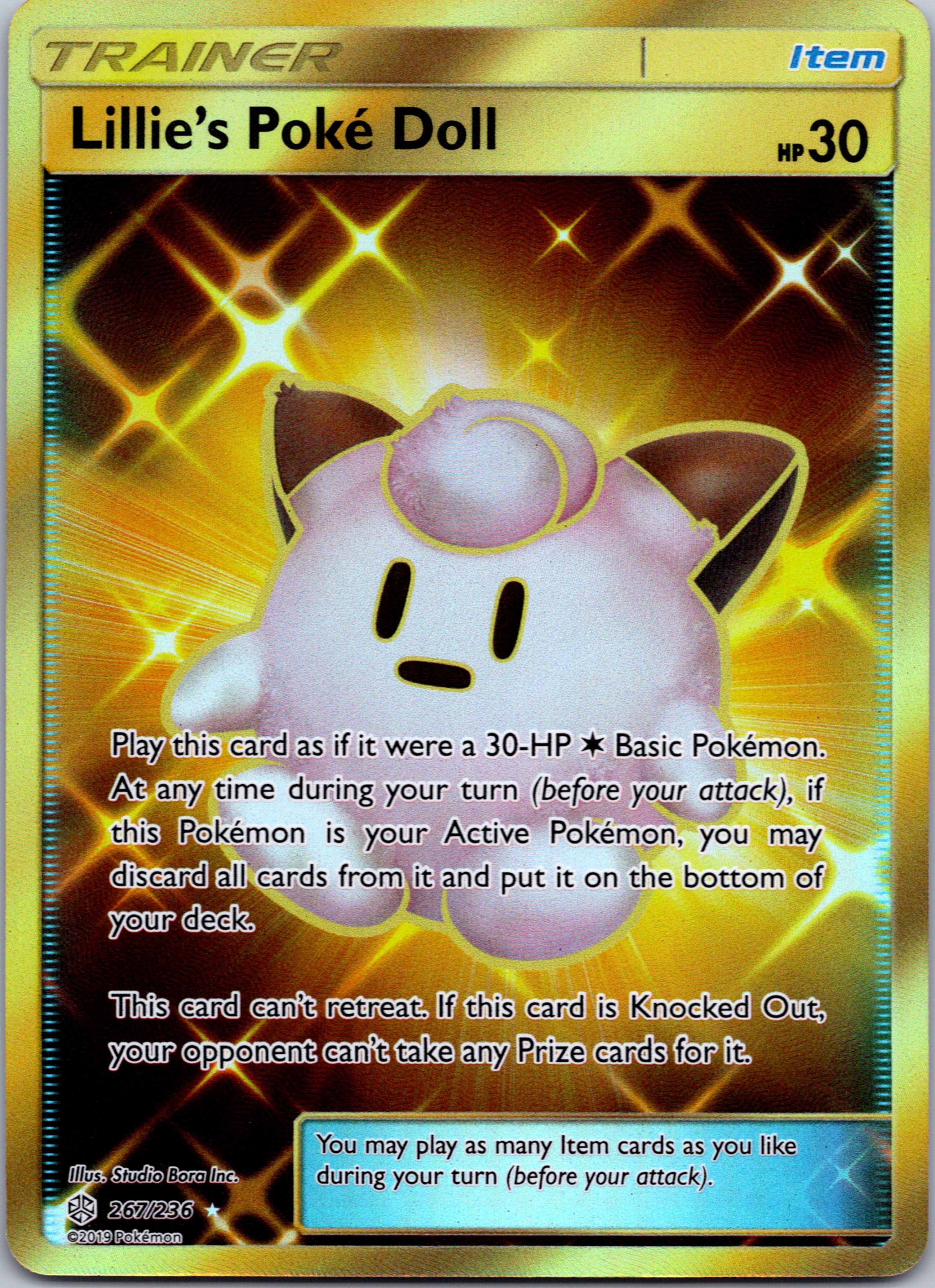 Lillie's Poke Doll (267/236) [Sun & Moon: Cosmic Eclipse]