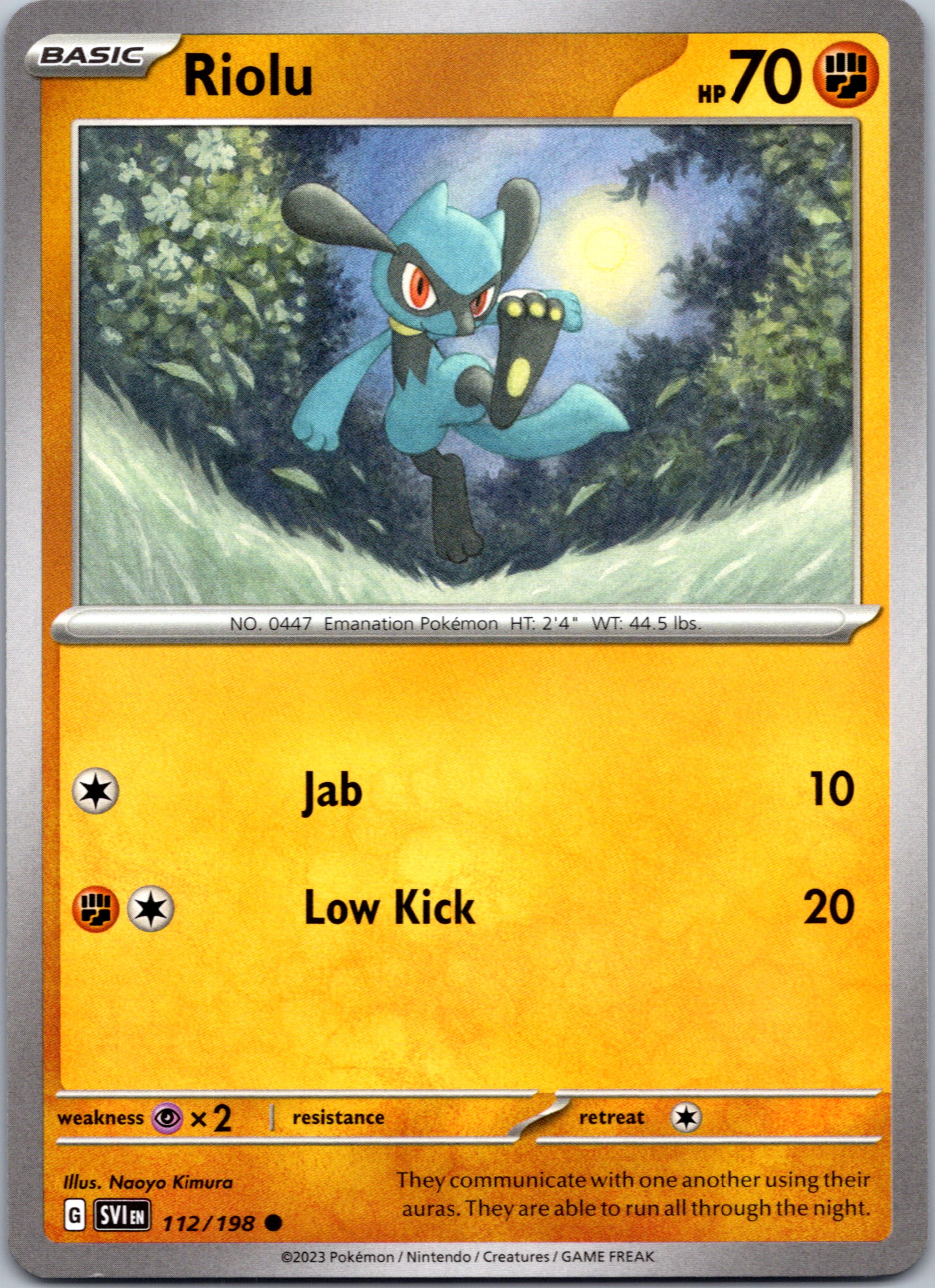 Riolu (112/198) [Scarlet & Violet: Base Set]