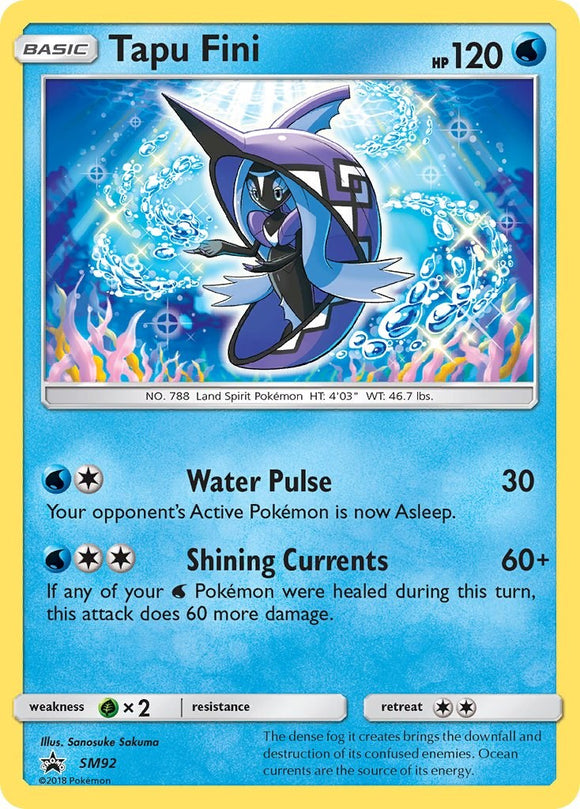 Tapu Fini - SM92 [SM92] [SM Promos] Holofoil