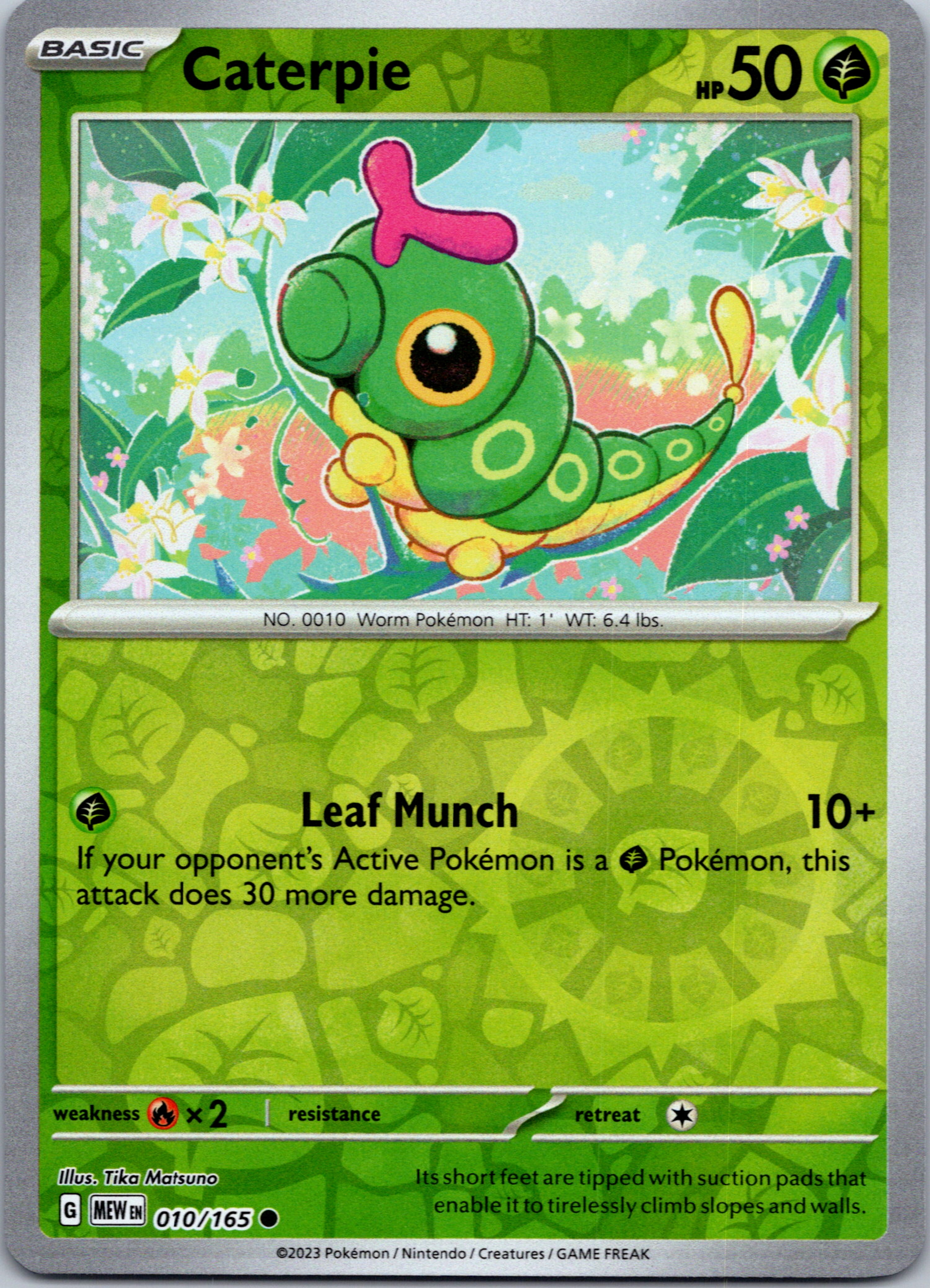 Caterpie (010/165) [Scarlet & Violet:  151] Reverse Holofoil