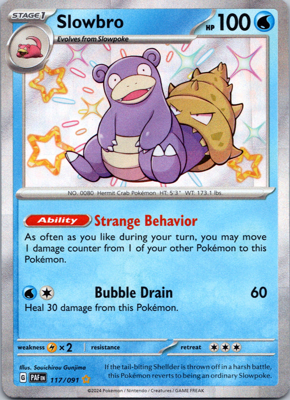Slowbro [117/091] - (Paldean Fates) Holofoil