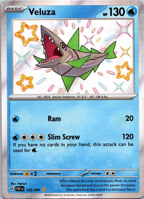 Veluza [125/091] - (Paldean Fates) Holofoil
