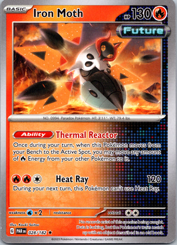 Iron Moth (028/182) - [Scarlet & Violet: Paradox Rift] Non Foil Deck Exclusive