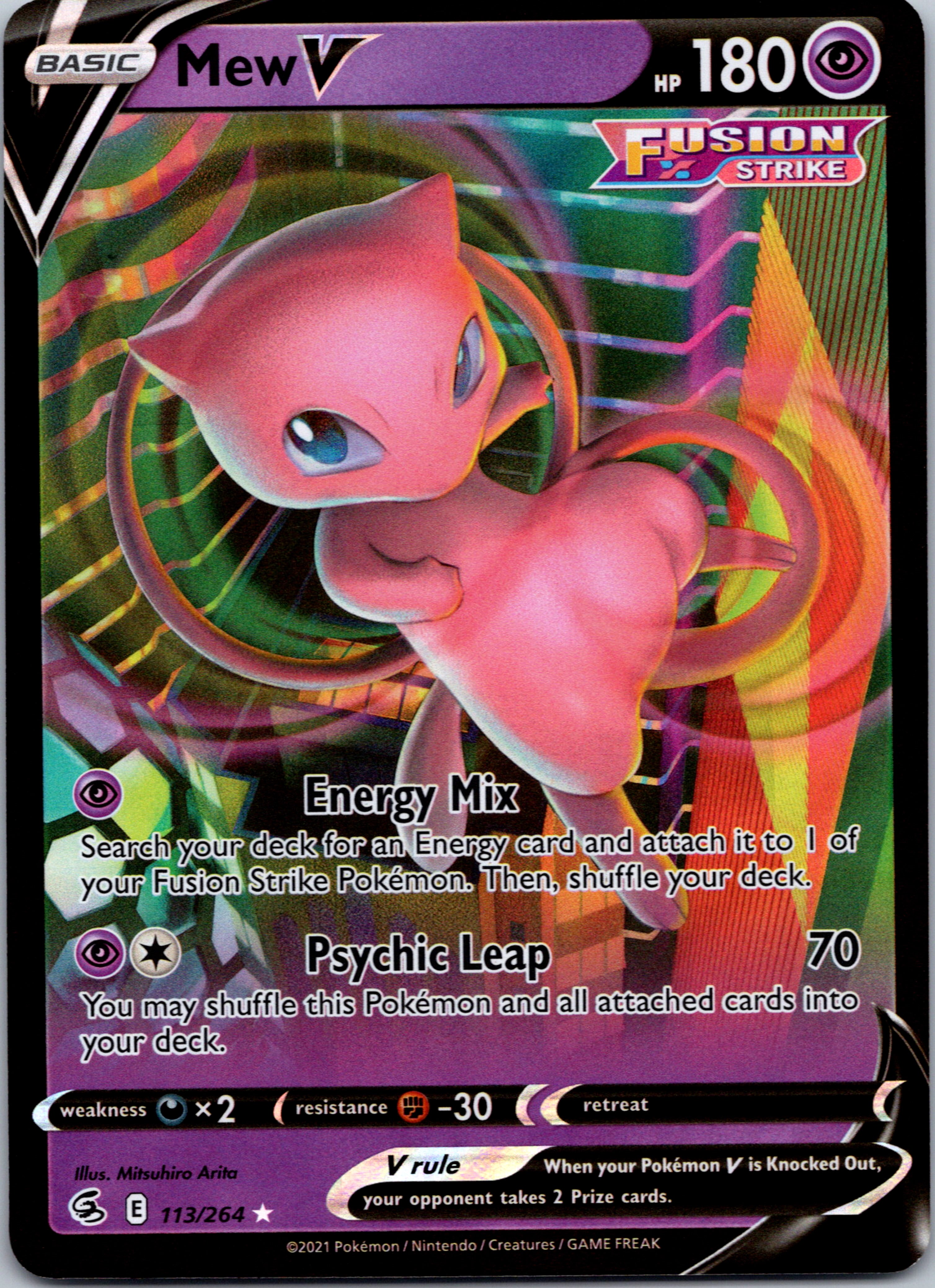 Mew V (113/264) [Sword & Shield: Fusion Strike]