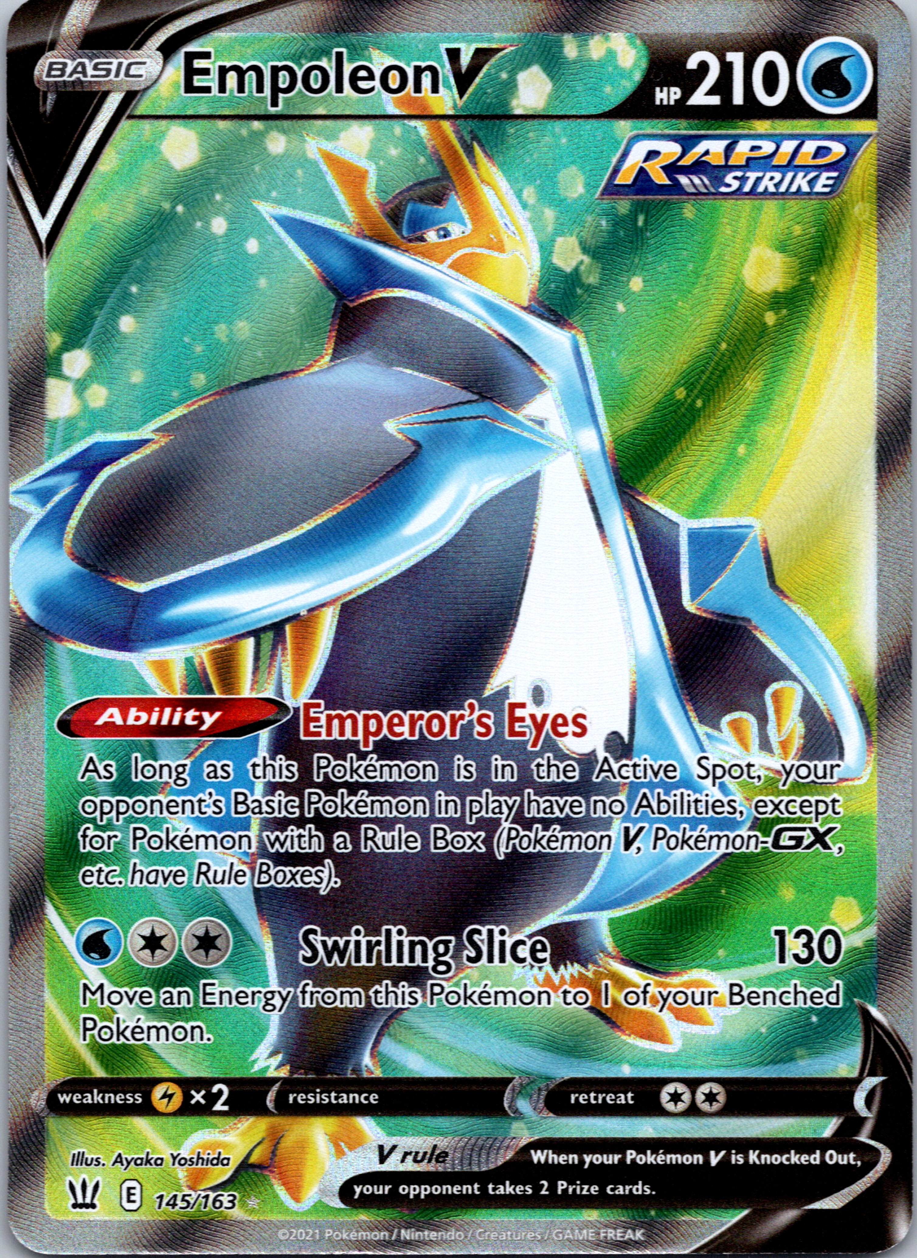 Empoleon V (Full Art) [145/163] [SWSH05: Battle Styles]