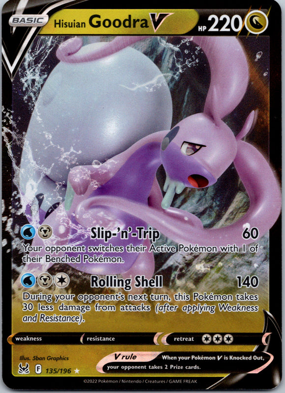 Hisuian Goodra V (135/196) [Sword & Shield: Lost Origin]