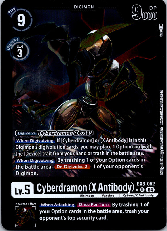 Cyberdramon (X Antibody) (Limited Foil) [EX8-052-U] [Chain of Liberation] Foil