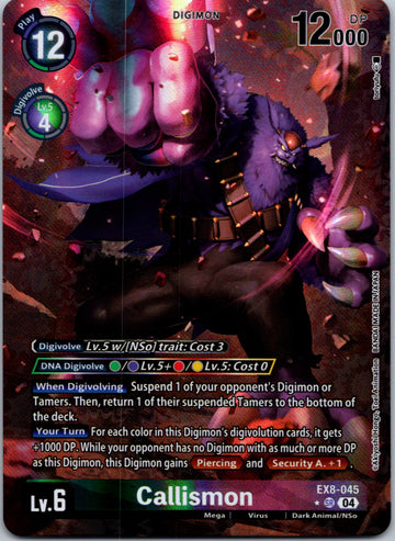 Callismon (Alternate Art) [EX8-045-SR] [Chain of Liberation] Foil