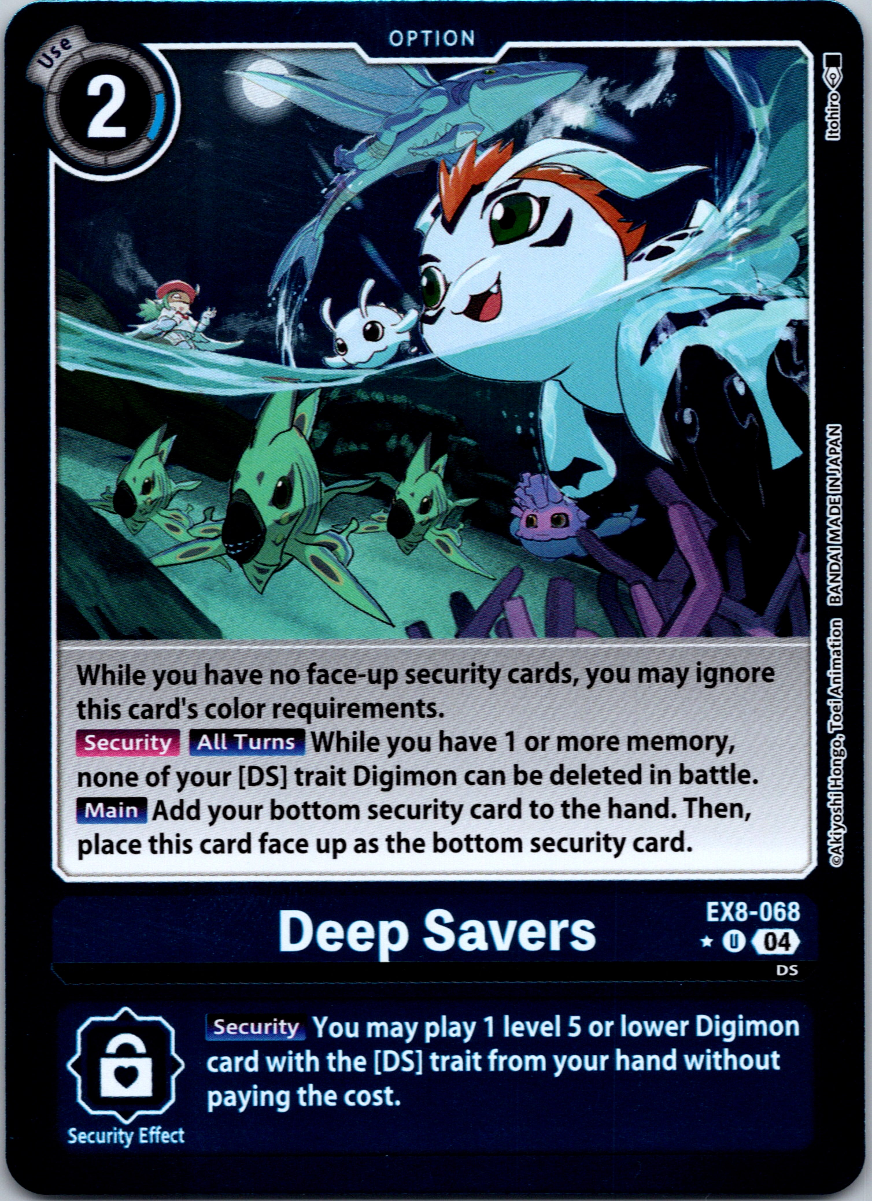 Deep Savers (Limited Foil) [EX8-068-U] [Chain of Liberation] Foil