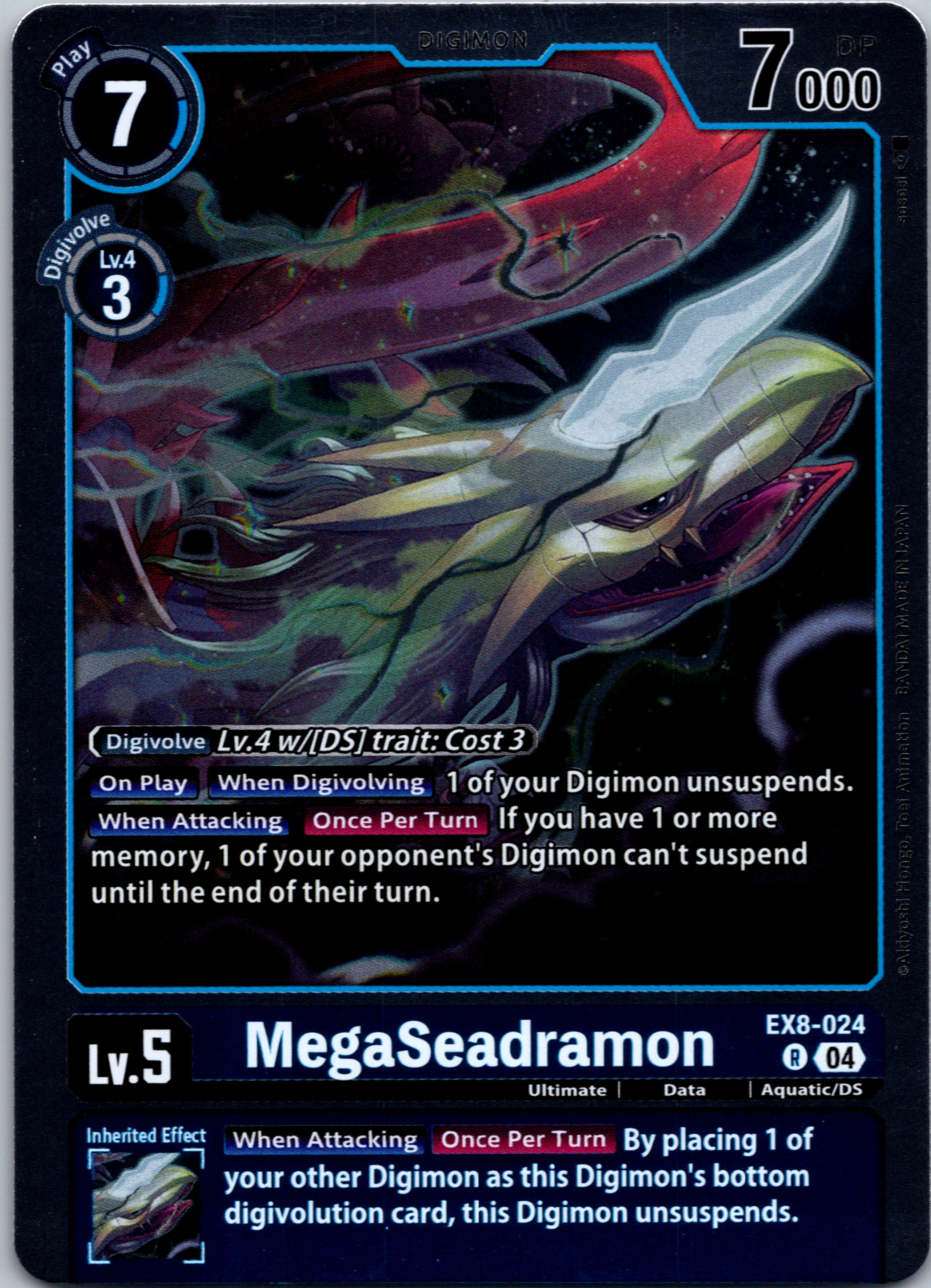 MegaSeadramon [EX8-024-R] [Chain of Liberation] Foil