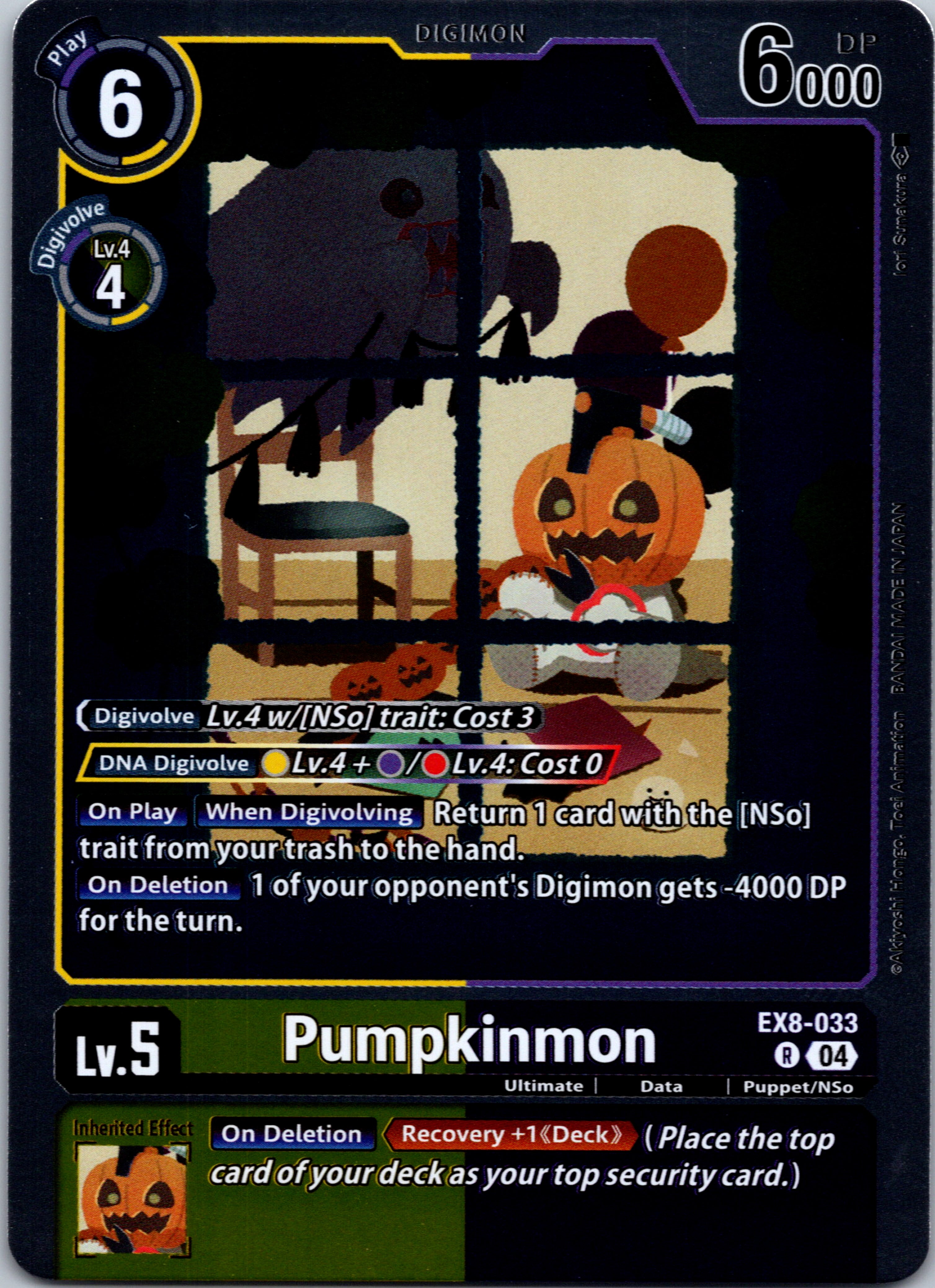 Pumpkinmon [EX8-033-R] [Chain of Liberation] Foil