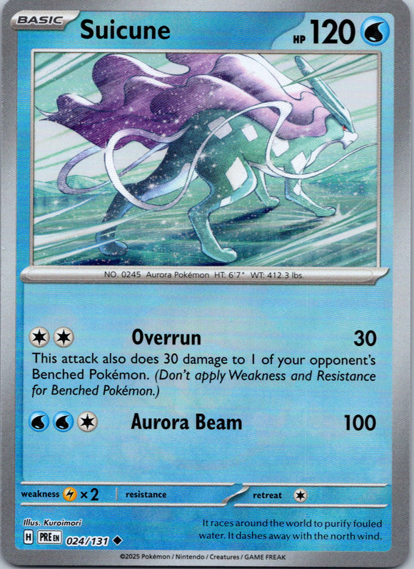 Suicune (Poke Ball Pattern) [024/131] - (Prismatic Evolutions) Holofoil