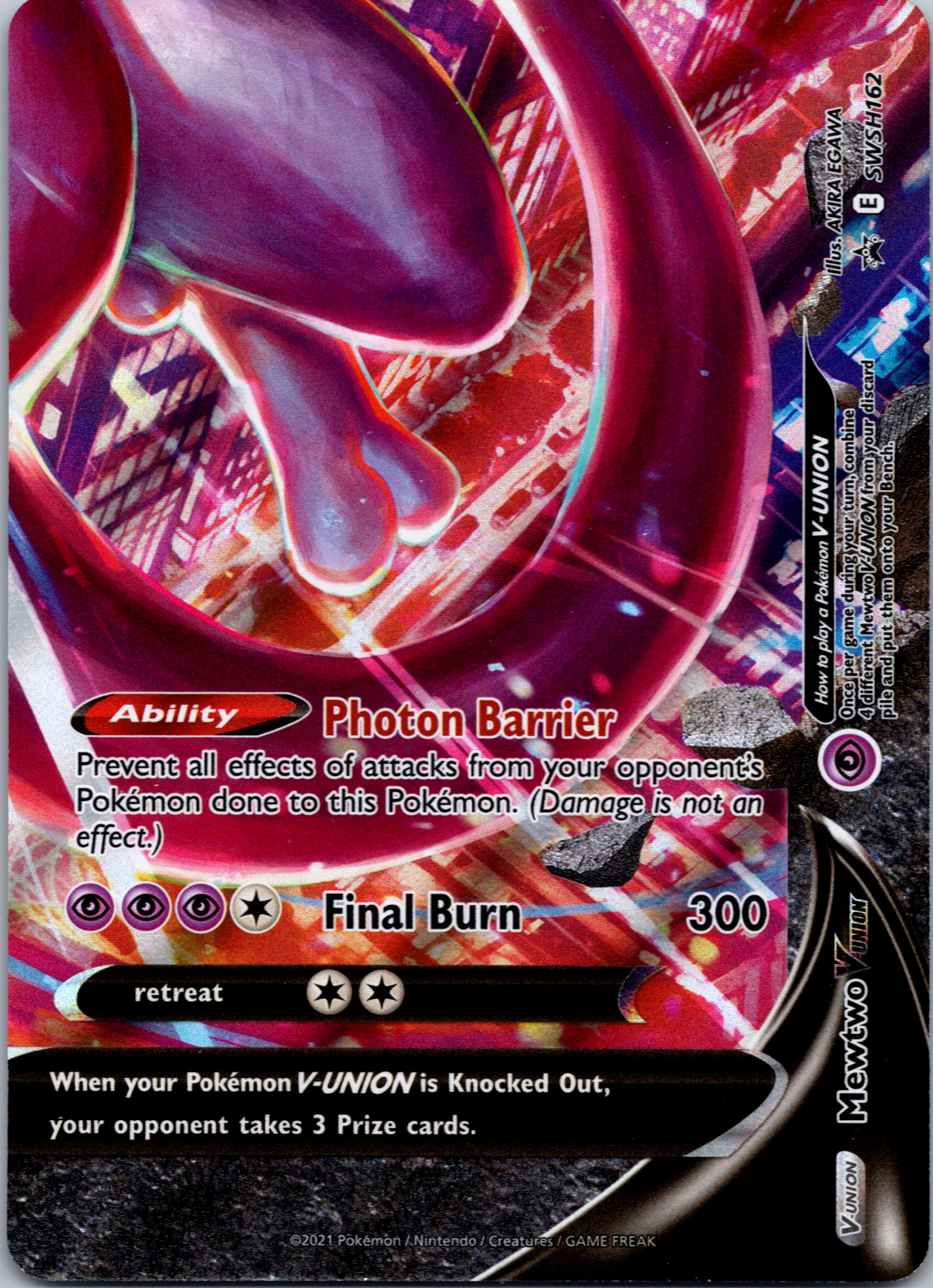 Mewtwo V-Union (SWSH162) [Sword & Shield: Black Star Promos]
