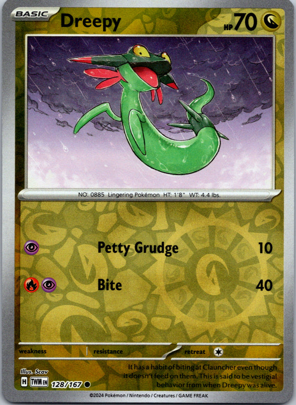 Dreepy [128/167] - (Twilight Masquerade) Reverse Holofoil