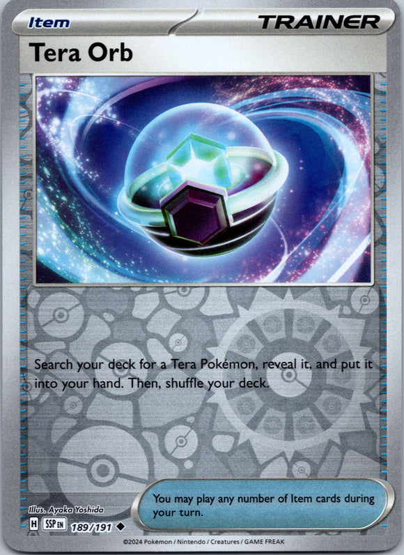 Tera Orb [189/191] - (Surging Sparks) Reverse Holofoil