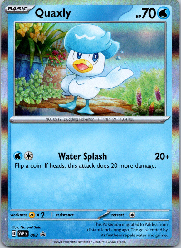 Quaxly (003) [Scarlet & Violet: Black Star Promos]