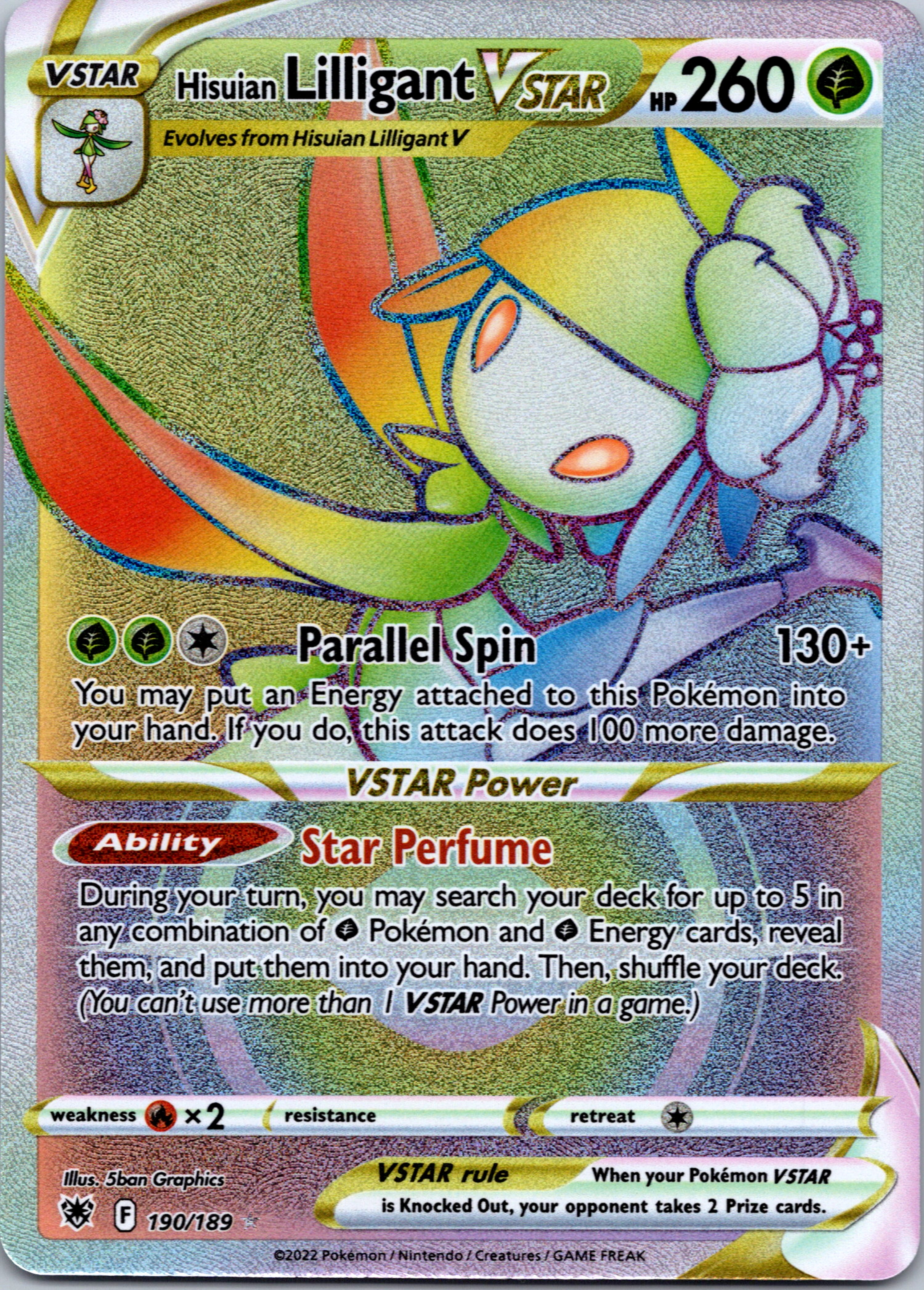 Hisuian Lilligant VSTAR (190/189) [Sword & Shield: Astral Radiance]