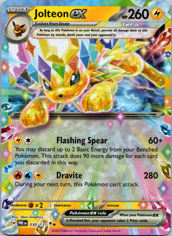 Jolteon ex [030/131] - (Prismatic Evolutions) Holofoil