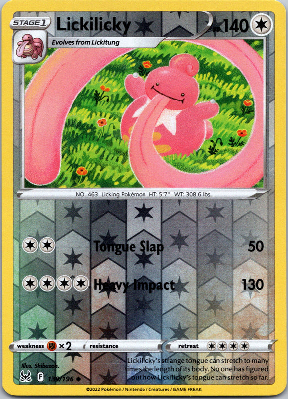 Lickilicky [139/196] [Lost Origin] Reverse Holofoil