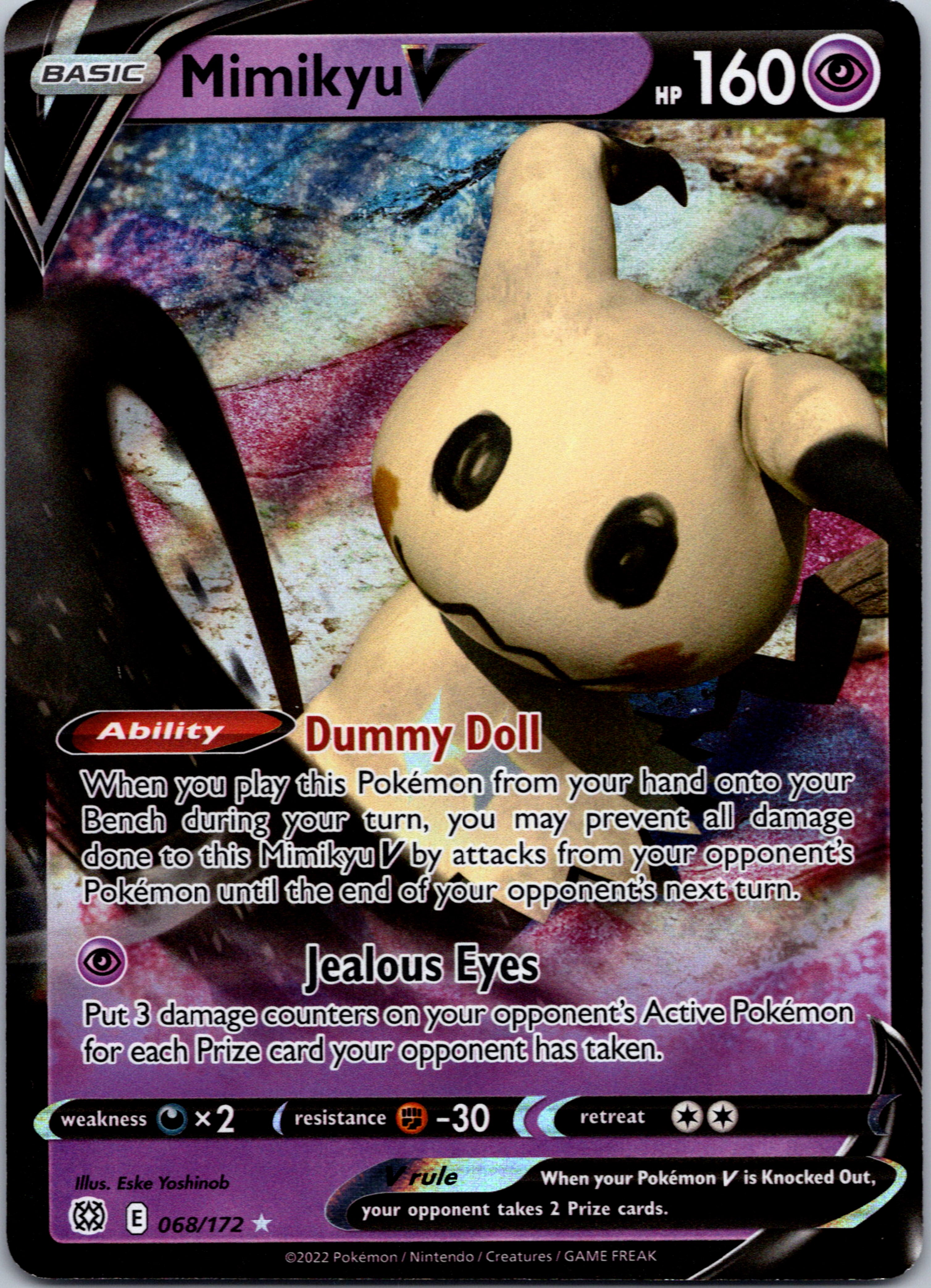 Mimikyu V (068/172) [Sword & Shield: Brilliant Stars]