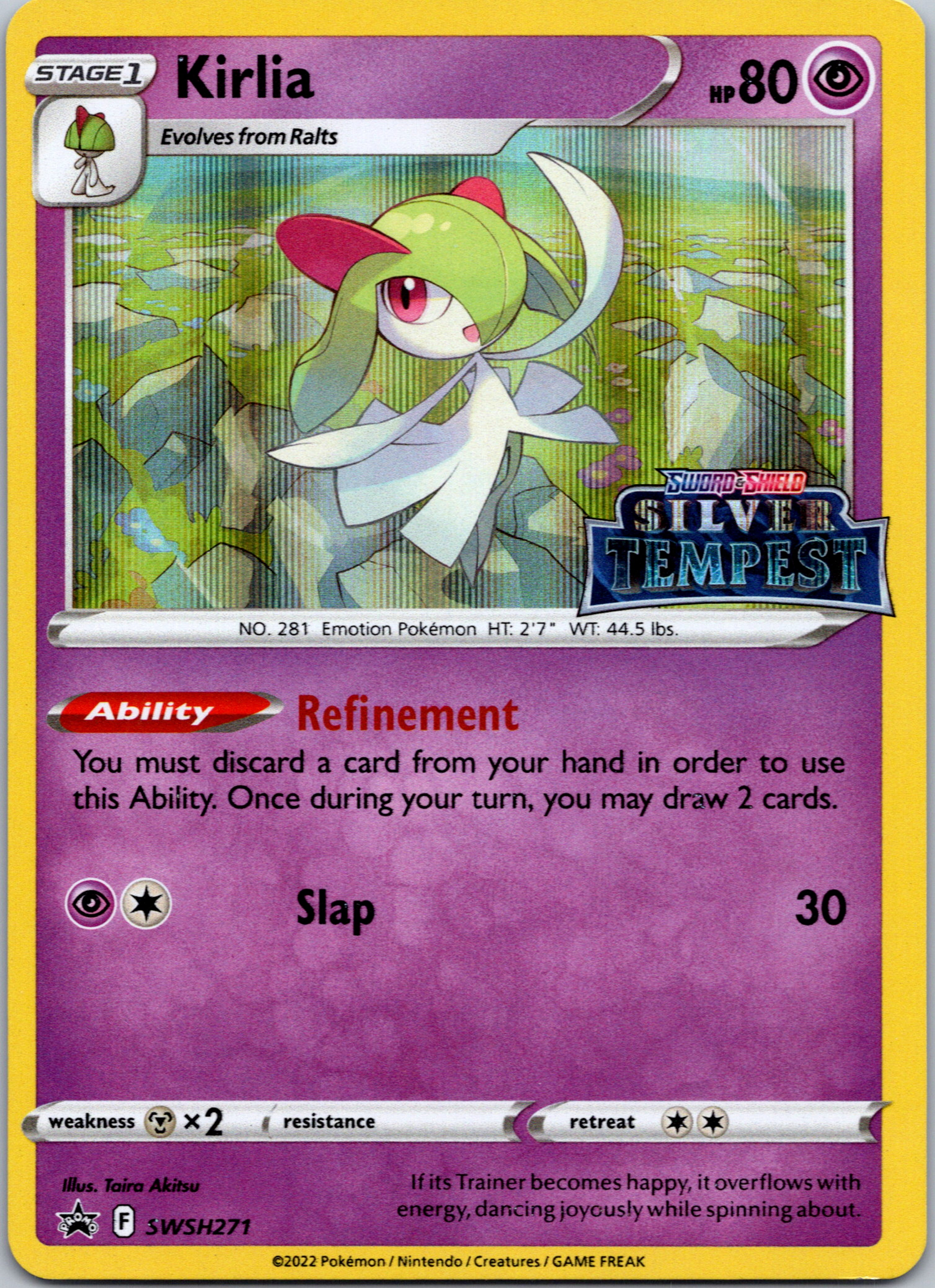 Kirlia (SWSH271) (Prerelease) [Sword & Shield: Black Star Promos]