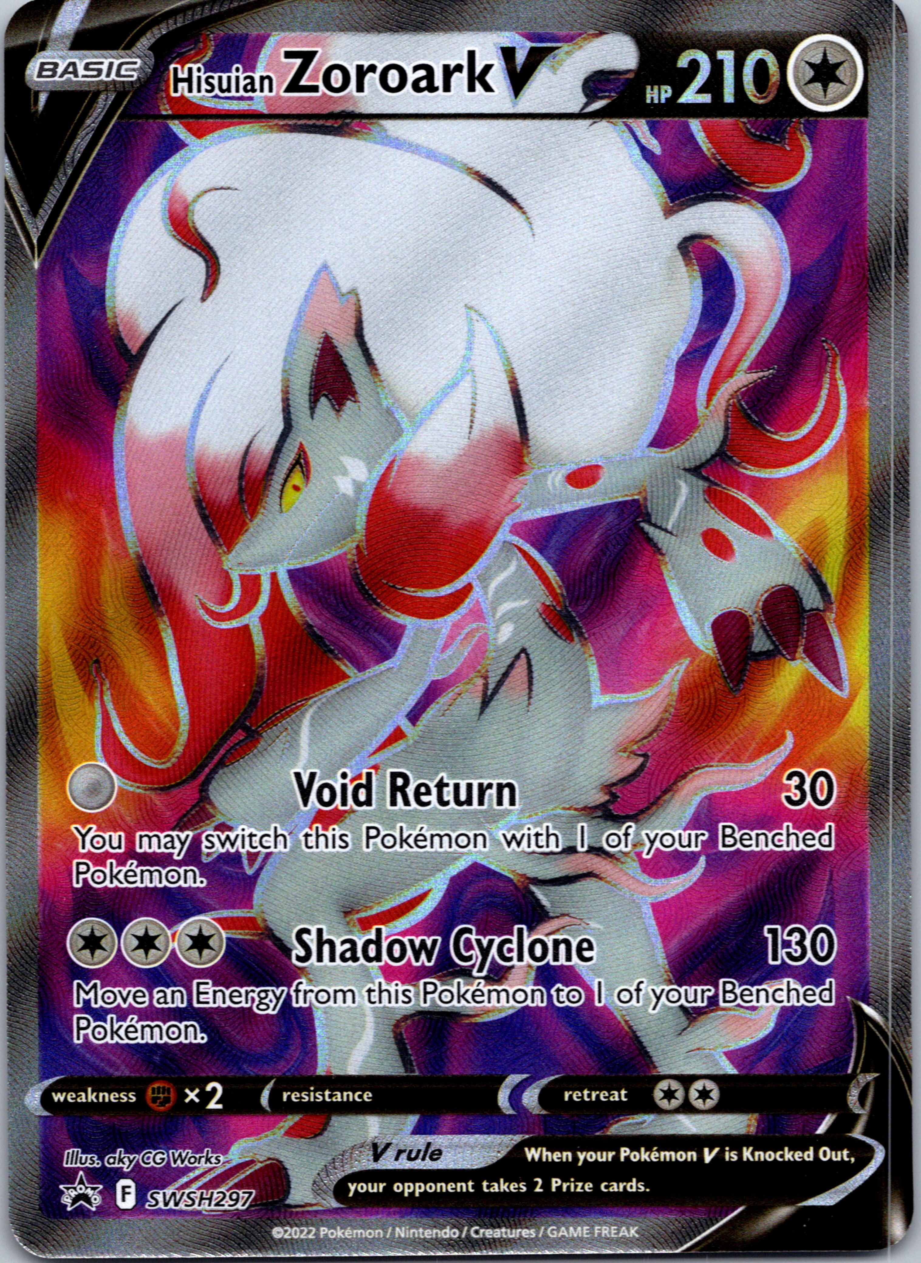 Hisuian Zoroark V (SWSH297) [Sword & Shield: Black Star Promos]