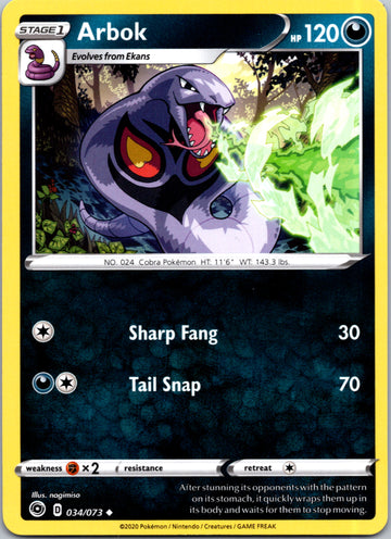 Arbok [034/073] [Champion's Path]