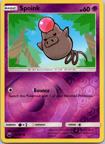 Spoink [59/168] [Celestial Storm] Reverse Holofoil