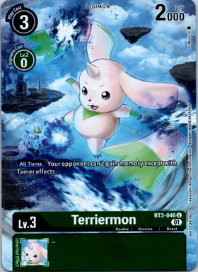 Terriermon (Tamer's Card Set 1) [BT3-046] [Release Special Booster] Foil