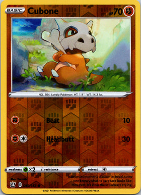 Cubone [069/163] [Battle Styles] Reverse Holofoil