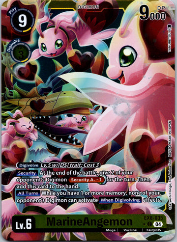 MarineAngemon (Limited Foil) [EX8-035-C] [Chain of Liberation] Foil