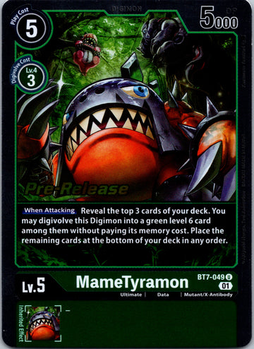 MameTyramon [BT7-049] [Next Adventure Pre-Release Cards] Foil