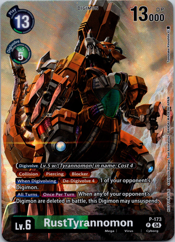 RustTyrannomon (Update Pack 2025) [P-173 P] [Release Special Booster 2.5] Foil