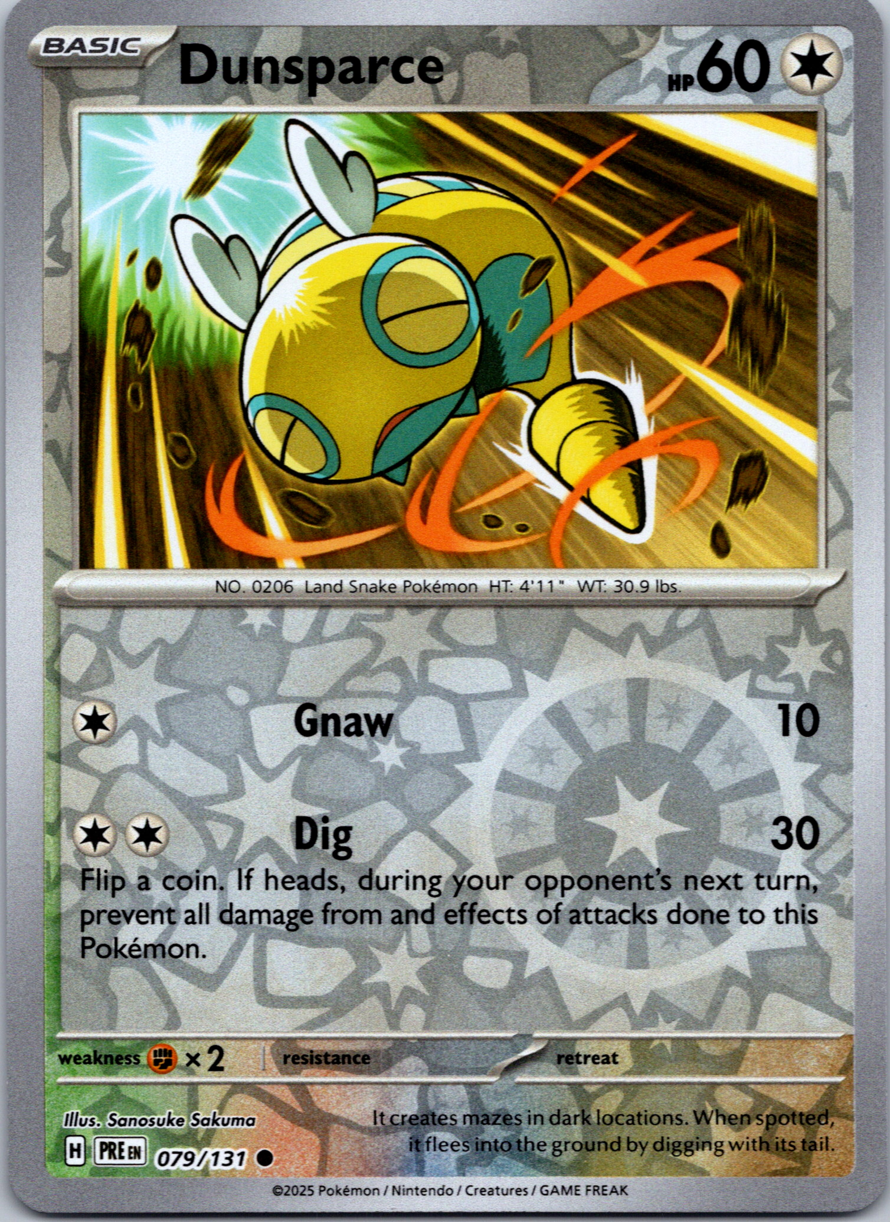Dunsparce [079/131] - (Prismatic Evolutions) Reverse Holofoil
