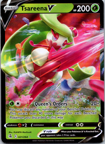 Tsareena V (021/264) [Sword & Shield: Fusion Strike]