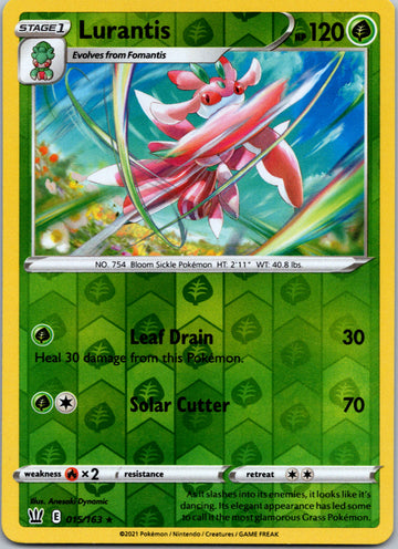 Lurantis [015/163] [Battle Styles] Reverse Holofoil