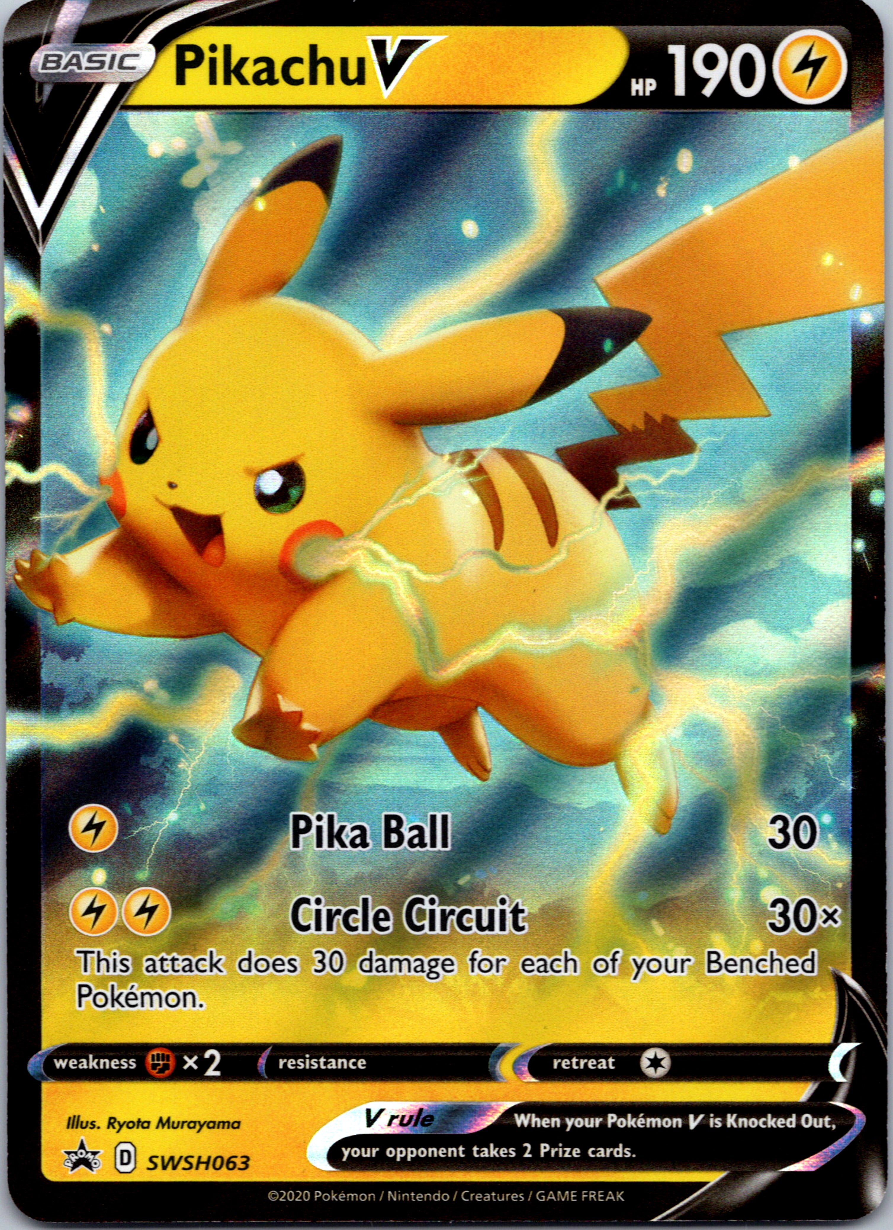 Pikachu V (SWSH063) [Sword & Shield: Black Star Promos]