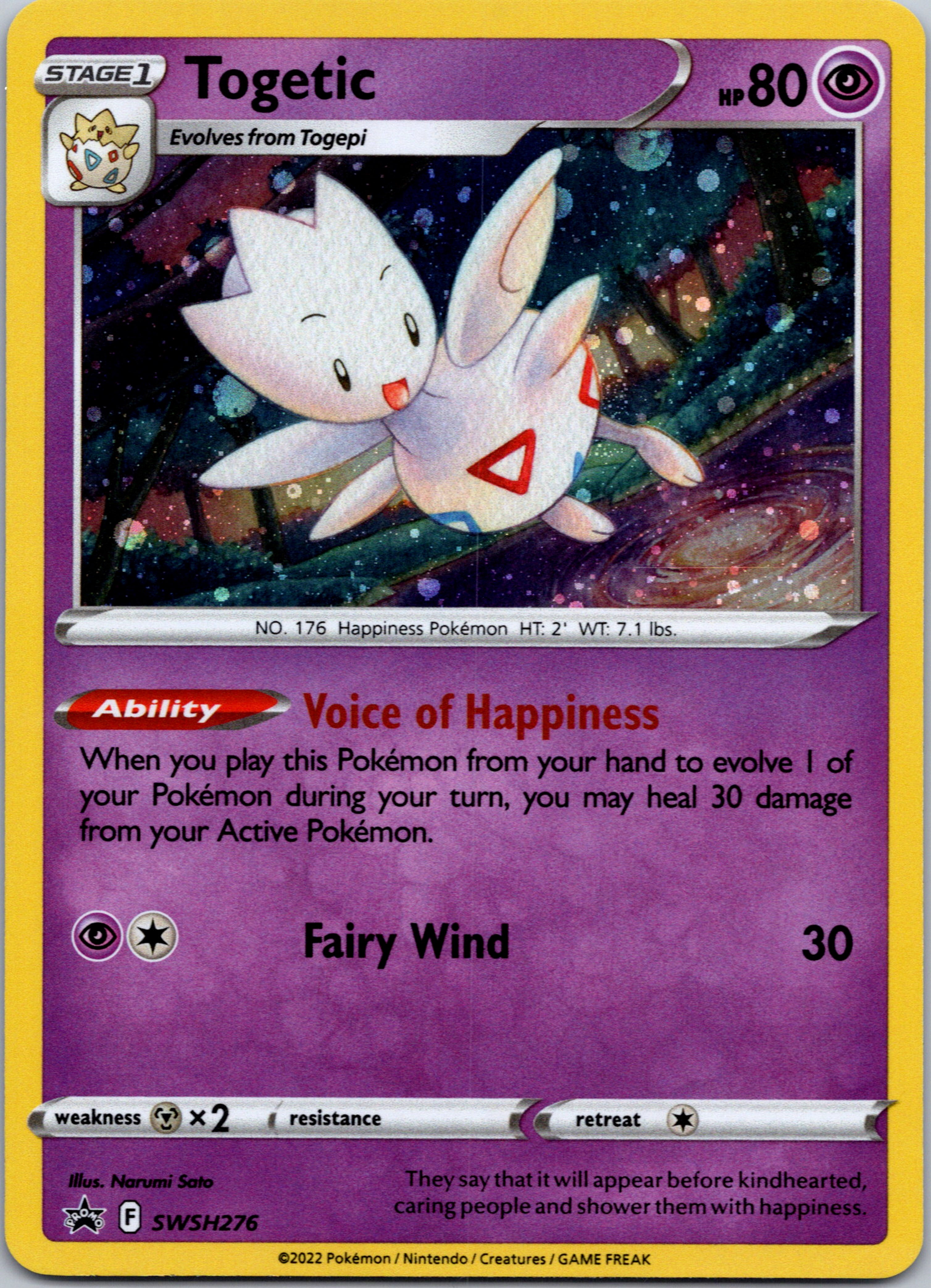 Togetic (SWSH276) [Sword & Shield: Black Star Promos]
