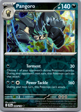 Pangoro [099/159] [Journey Together] Reverse Holofoil