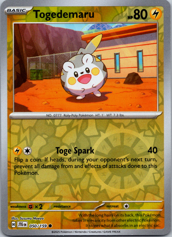 Togedemaru [050/159] [Journey Together] Reverse Holofoil