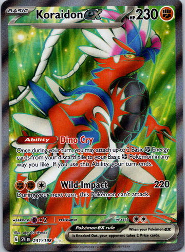 Koraidon ex - 231/198 [231] - (SV01 Scarlet & Violet Base Set) Holofoil