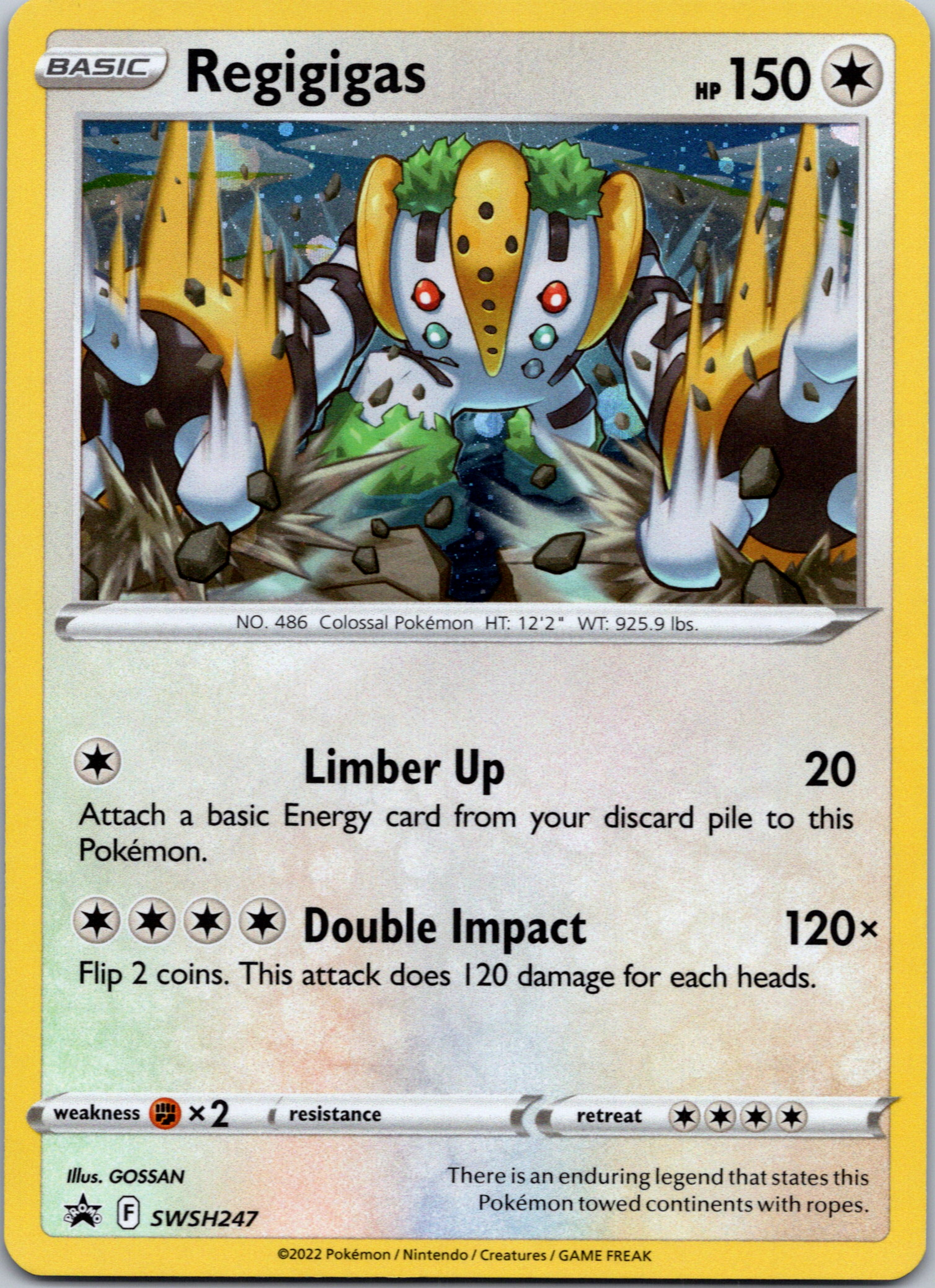 Regigigas (SWSH247) [Sword & Shield: Black Star Promos]