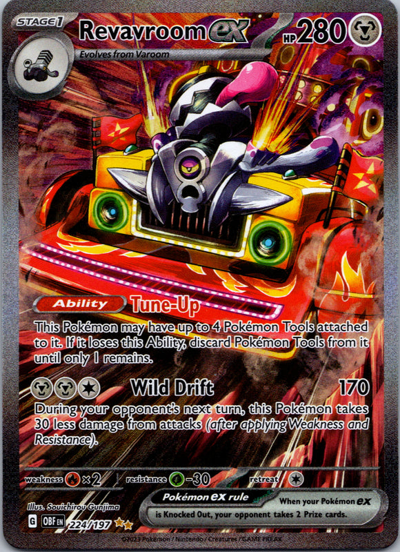 Revavroom ex (224/197) [Scarlet & Violet: Obsidian Flames]