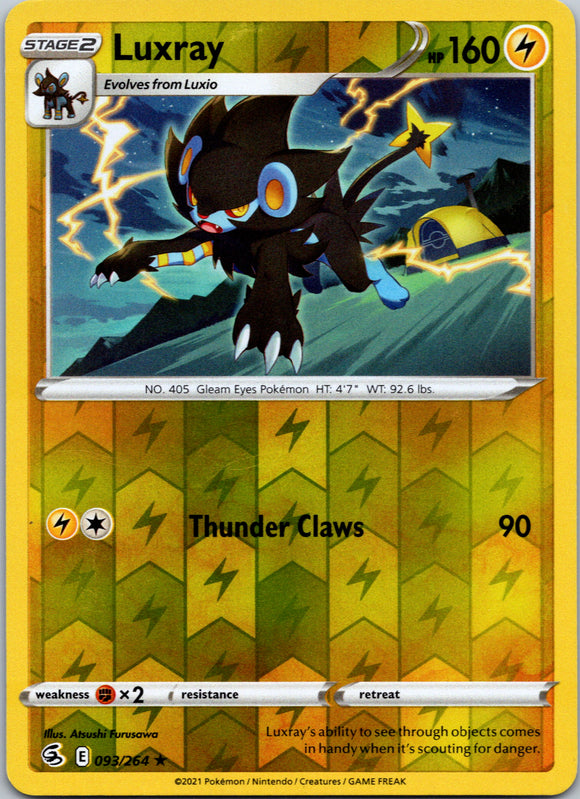 Luxray [093/264] [Fusion Strike] Reverse Holofoil