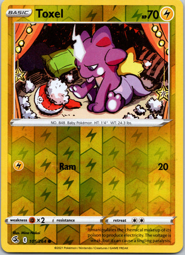 Toxel (105) [105/264] [Fusion Strike] Reverse Holofoil