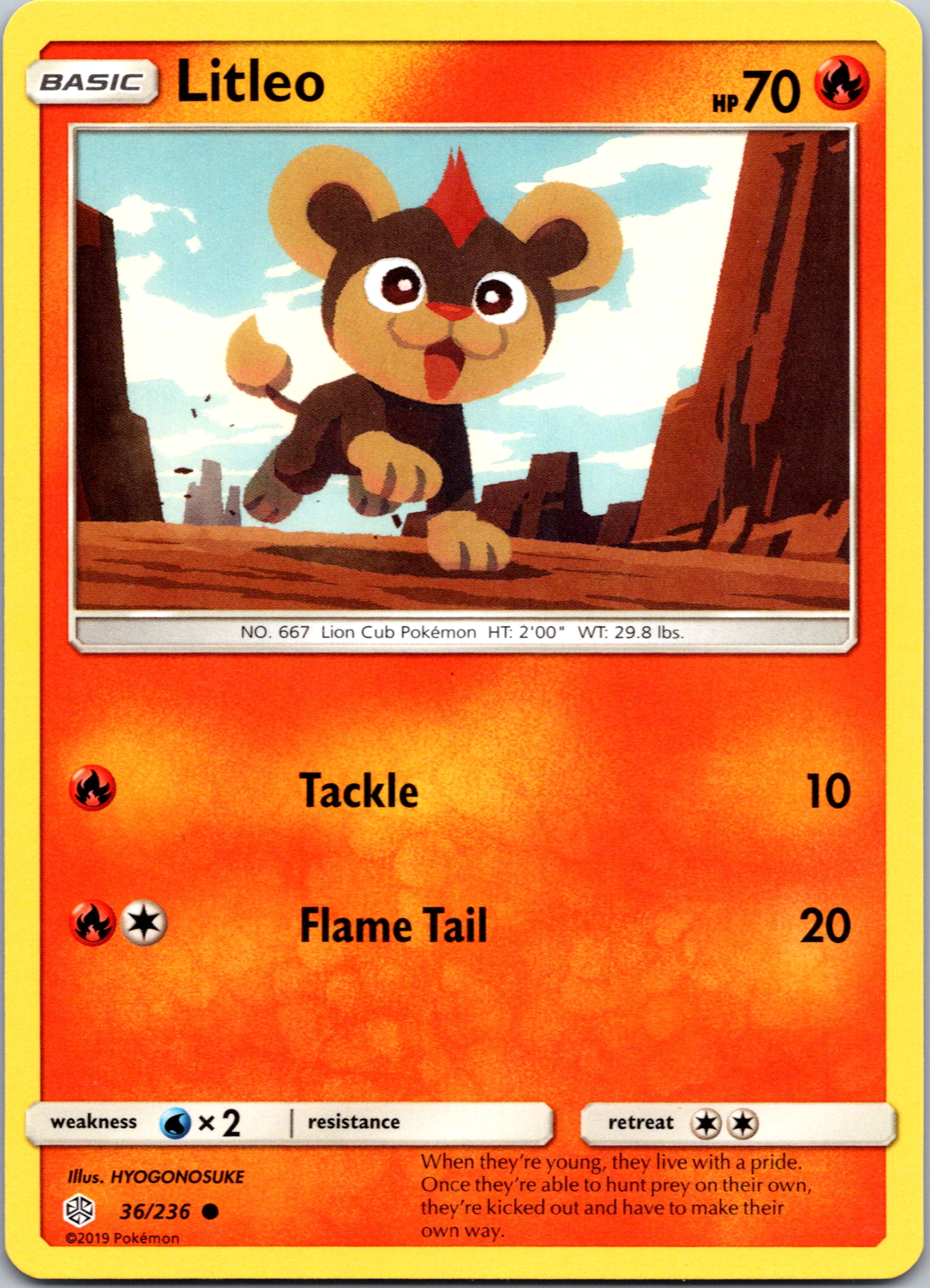 Litleo (036/236) [Sun & Moon: Cosmic Eclipse]