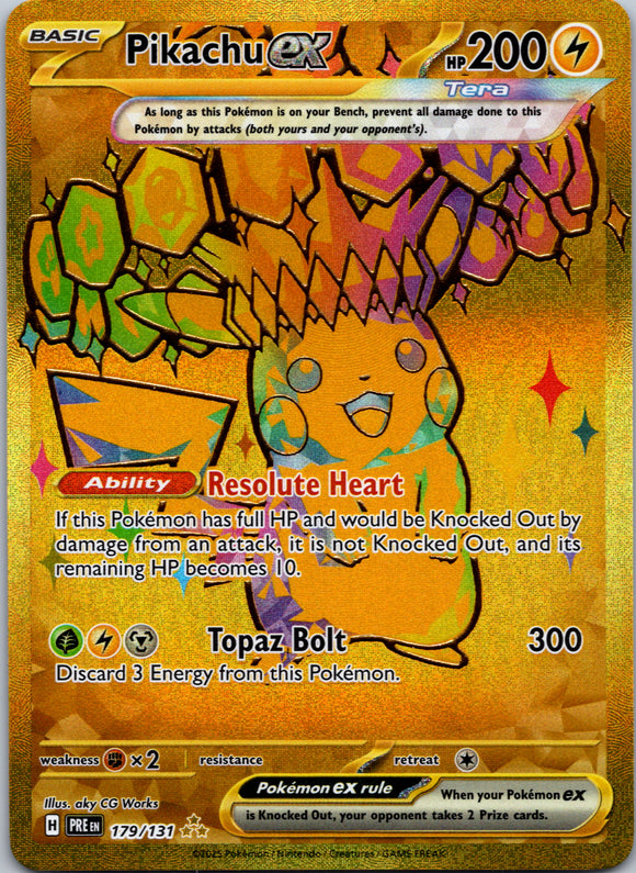 Pikachu ex - 179/131 [179/131] [Prismatic Evolutions] Holofoil