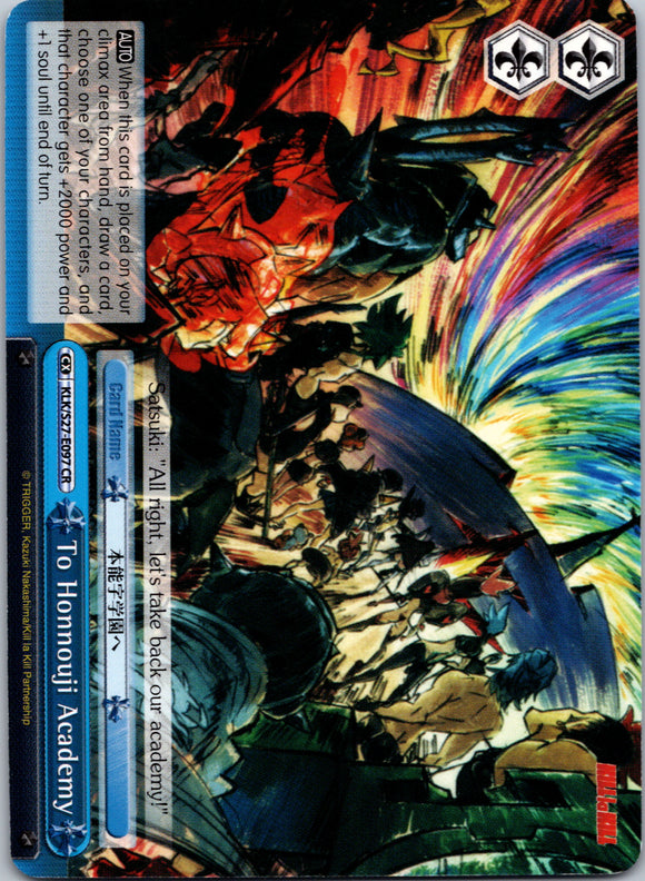 To Honnouji Academy (KLK/S27-E097 CR) [KILL la KILL]