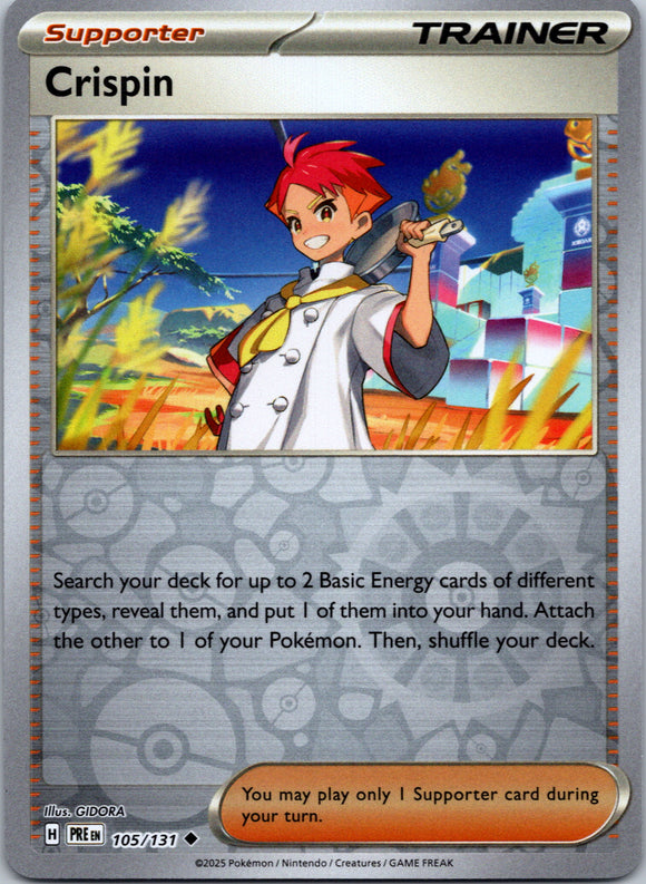 Crispin - 105/131 [105/131] [Prismatic Evolutions] Reverse Holofoil