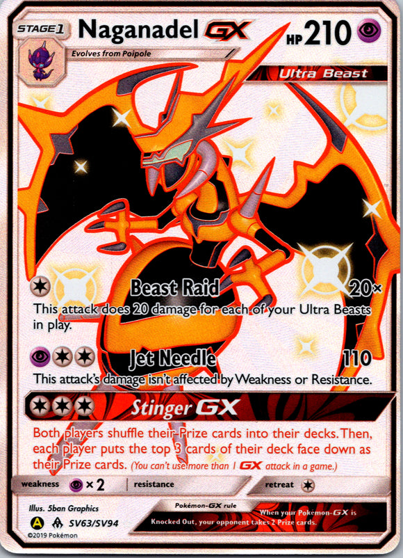 Naganadel GX (SV63/SV94) [Hidden Fates: Shiny Vault]
